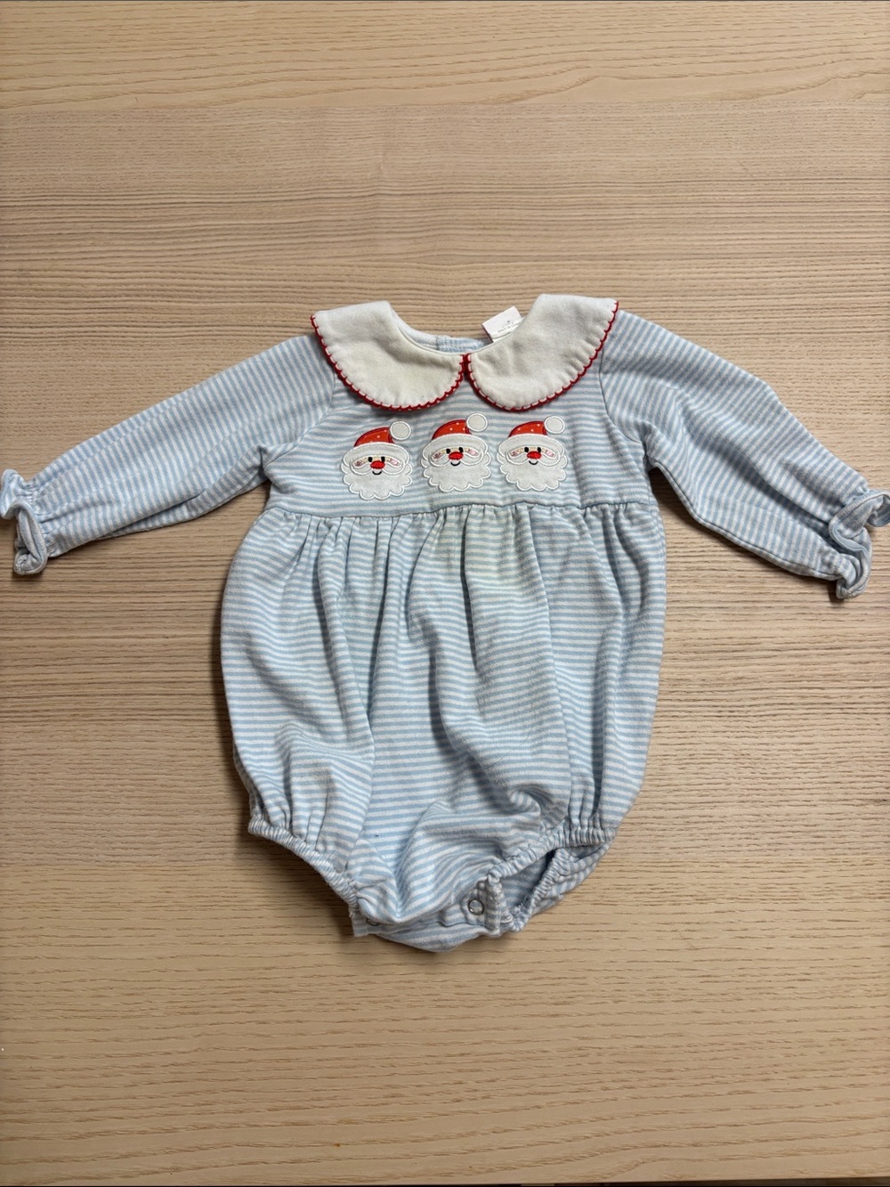 Christmas bubble with ruffle sleeves